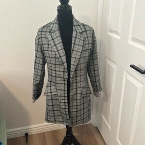 Brand new oversized longer blazer